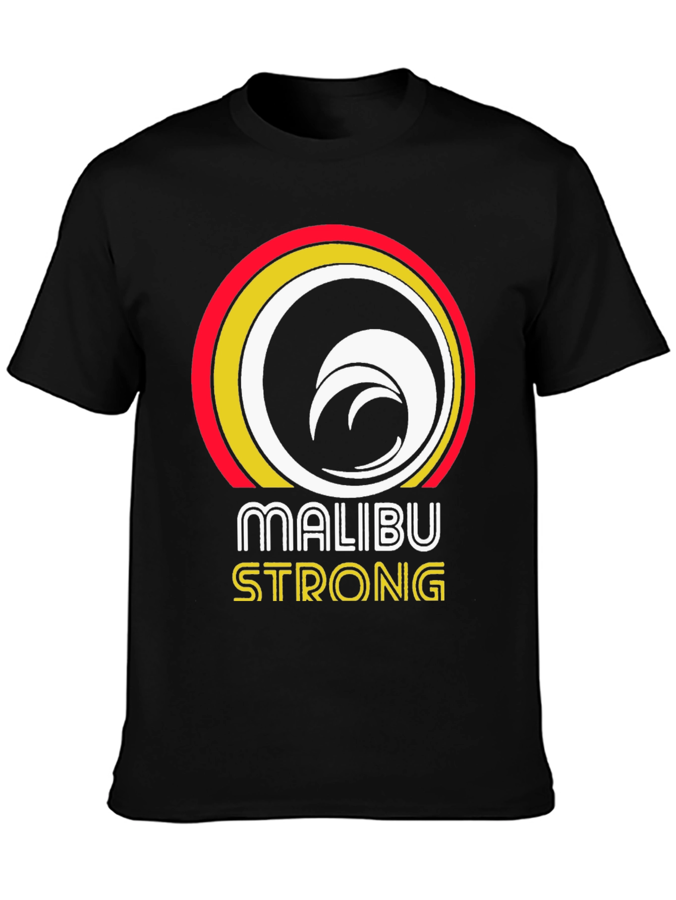 Malibu Strong Graphic Tee - Beach Vibe