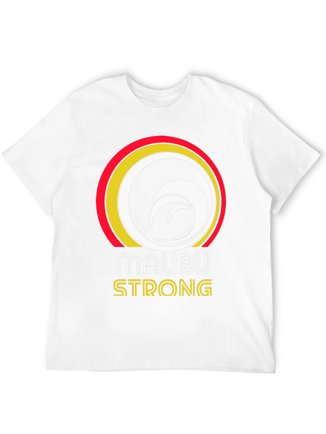 Malibu Strong Graphic Tee - Beach Vibe