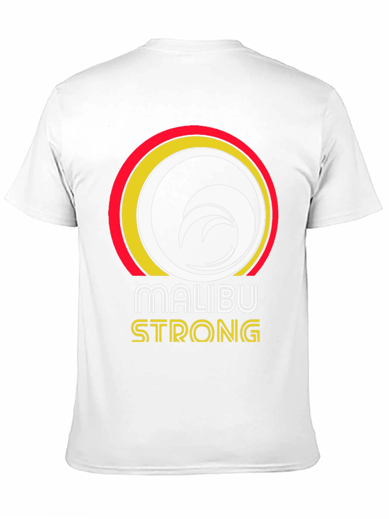 Malibu Strong Graphic Tee - Beach Vibe