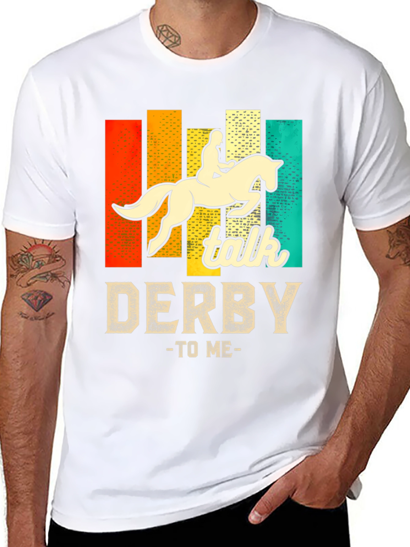 Derby Horse Rider Graphic T-Shirt