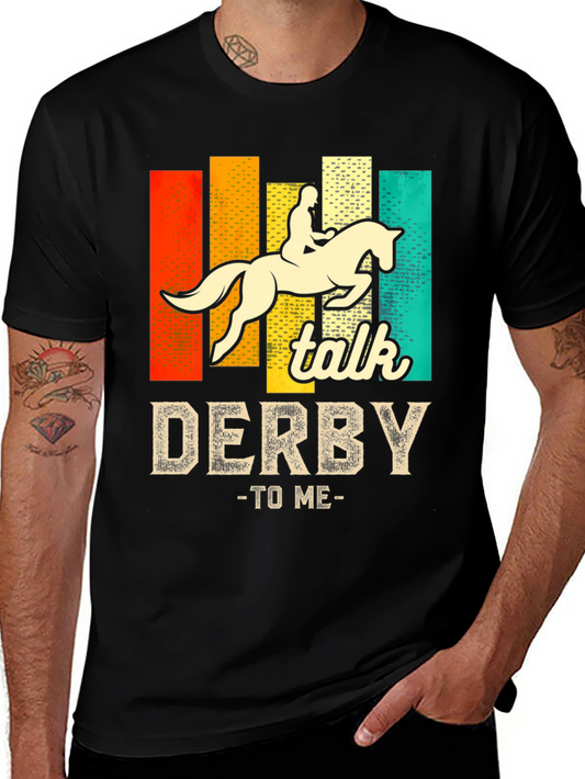 Derby Horse Rider Graphic T-Shirt