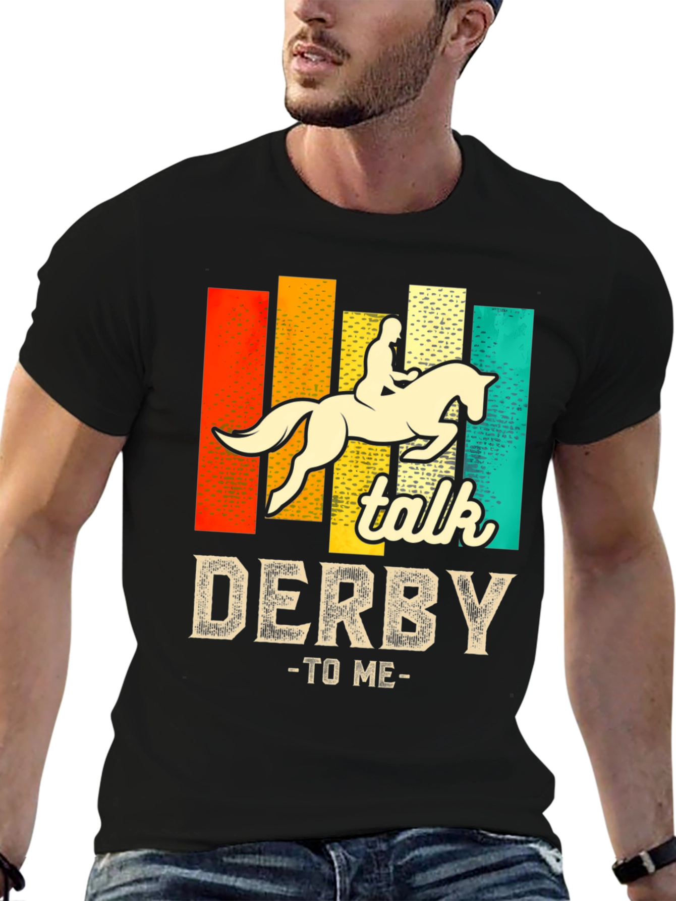 Derby Horse Rider Graphic T-Shirt