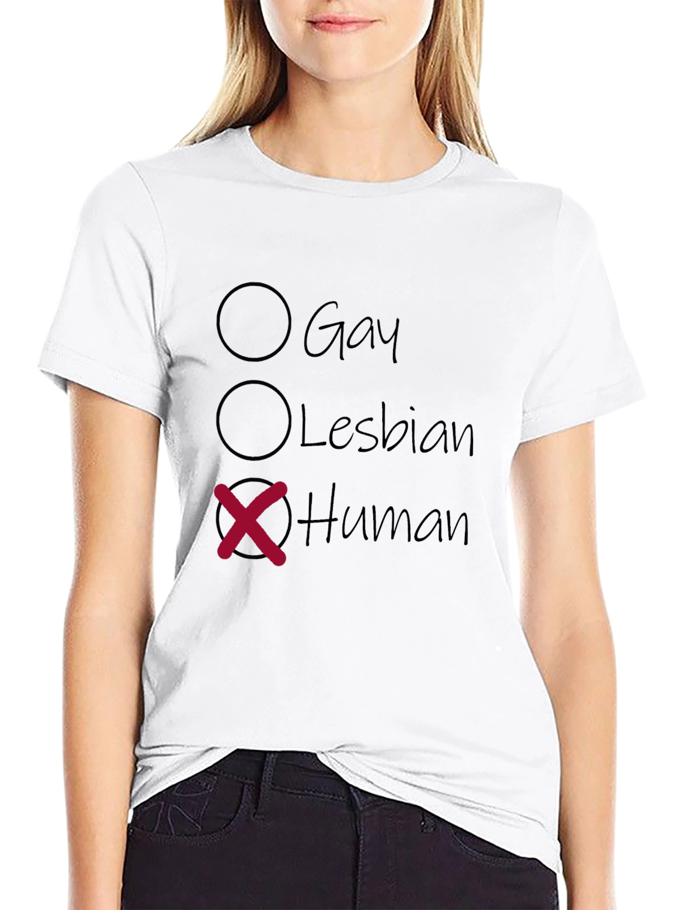 Human T-Shirt - Funny Gay Lesbian Choice Tee