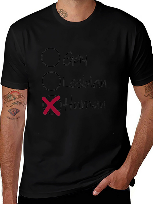 Human T-Shirt - Funny Gay Lesbian Choice Tee