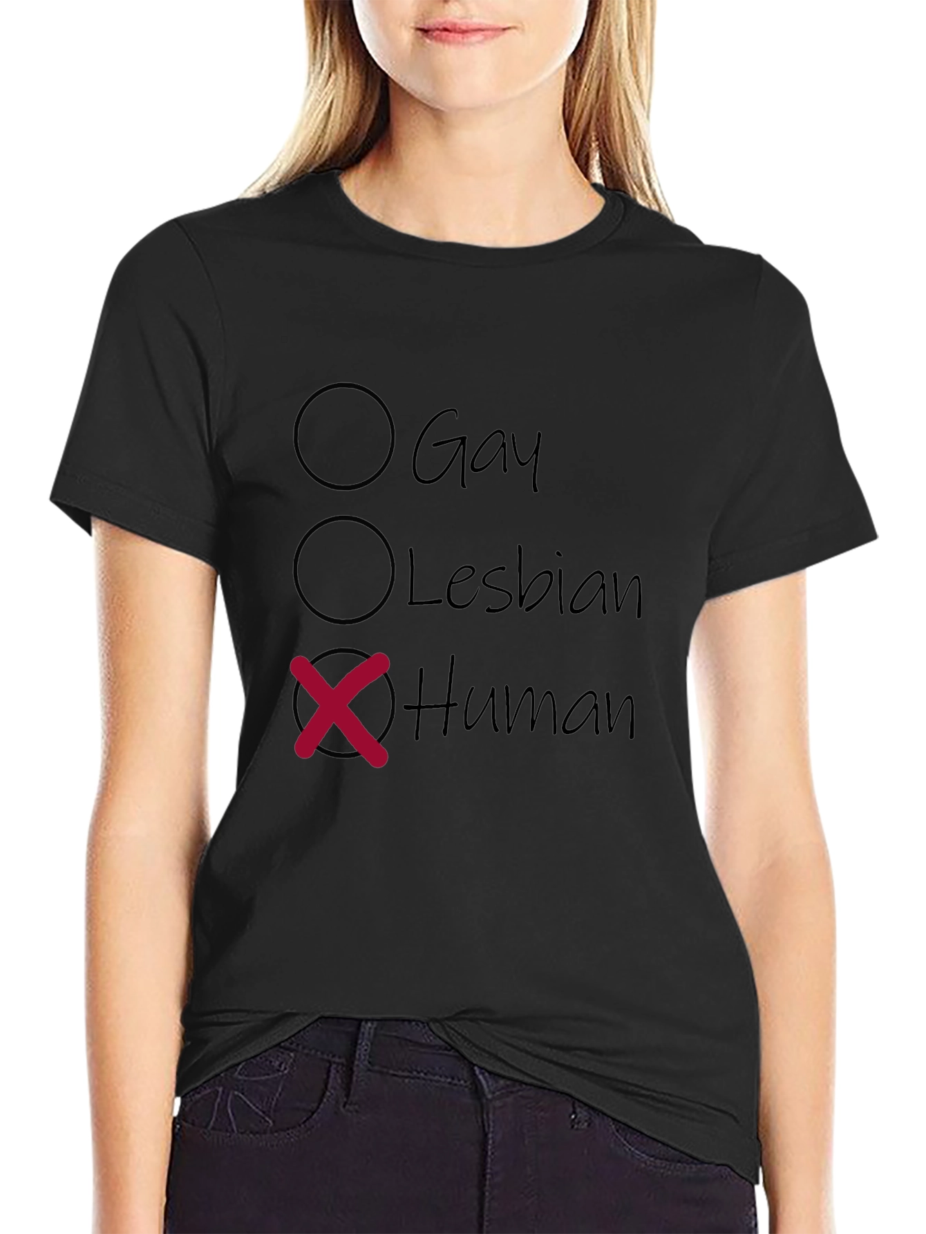 Human T-Shirt - Funny Gay Lesbian Choice Tee