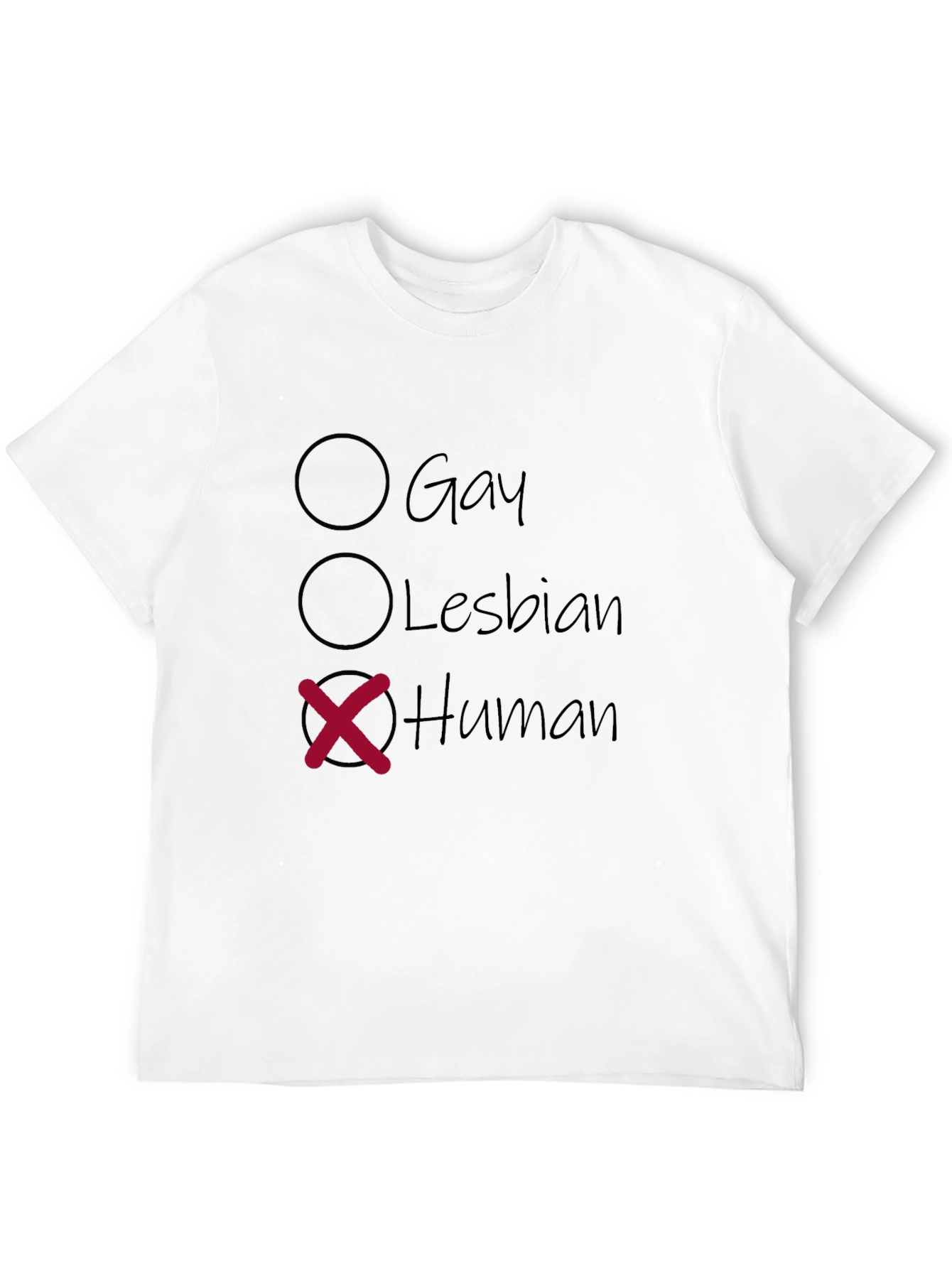 Human T-Shirt - Funny Gay Lesbian Choice Tee