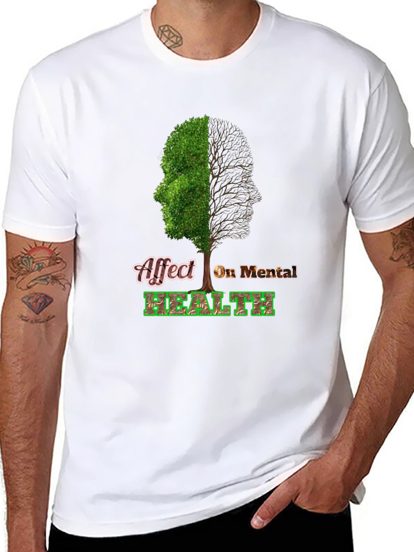 Mental Health Awareness Tree T-Shirt