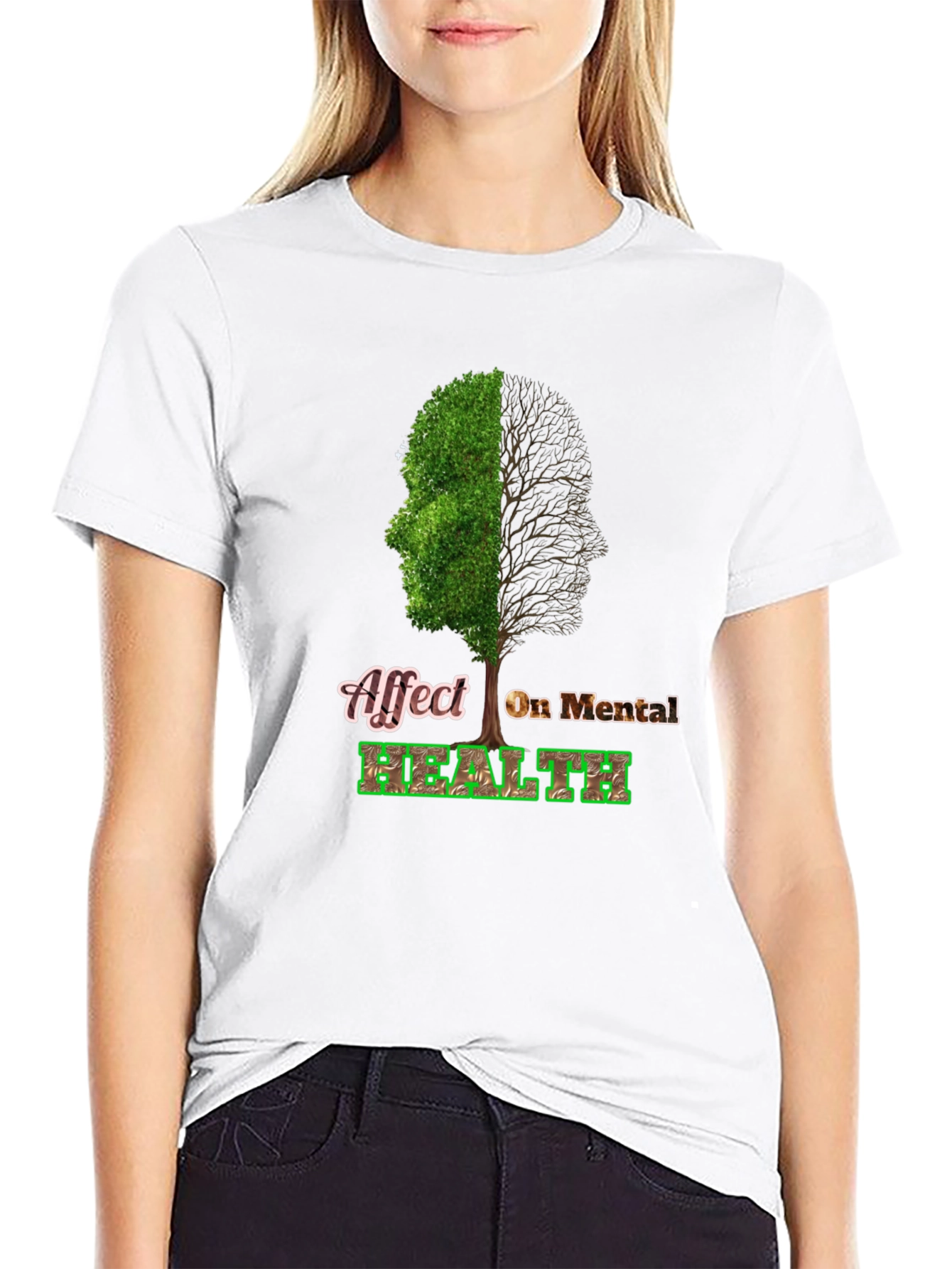 Mental Health Awareness Tree T-Shirt