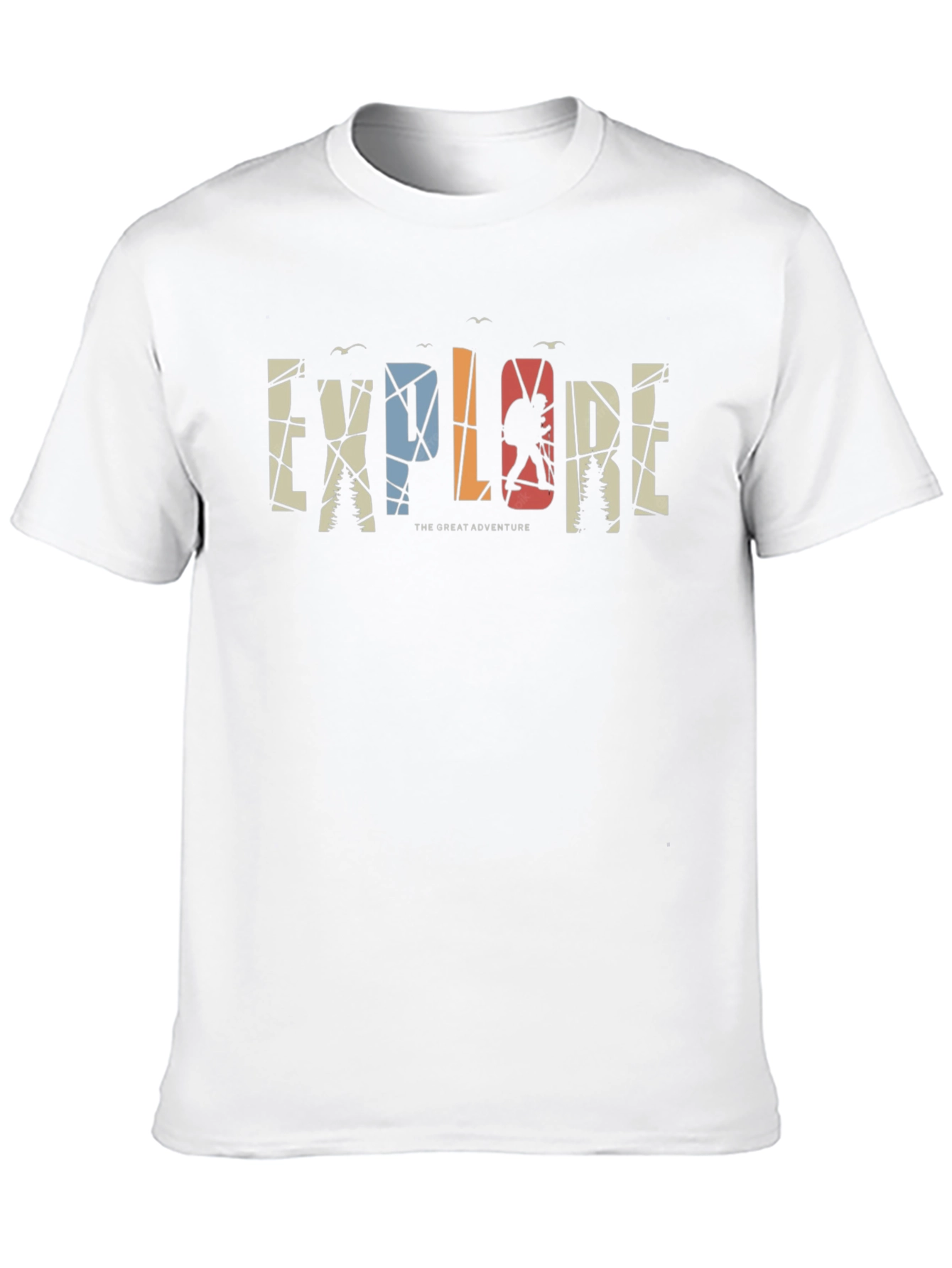 Explore Adventure Graphic T-Shirt - Mens Black Tee