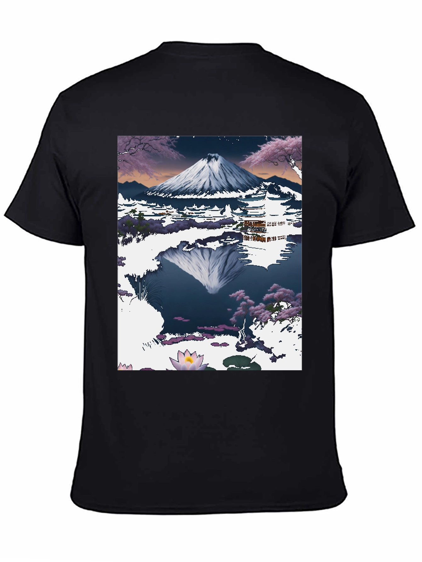 Mount Fuji T-Shirt: Artistic Japanese Landscape Tee