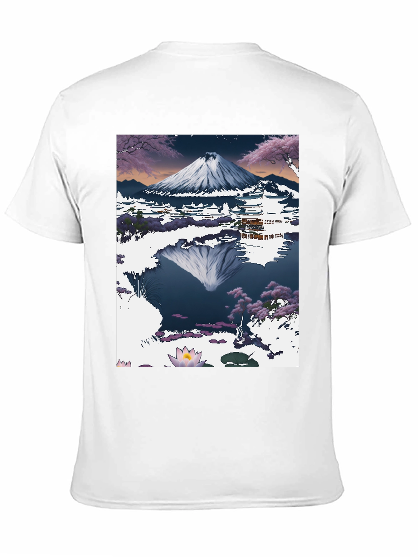 Mount Fuji T-Shirt: Artistic Japanese Landscape Tee