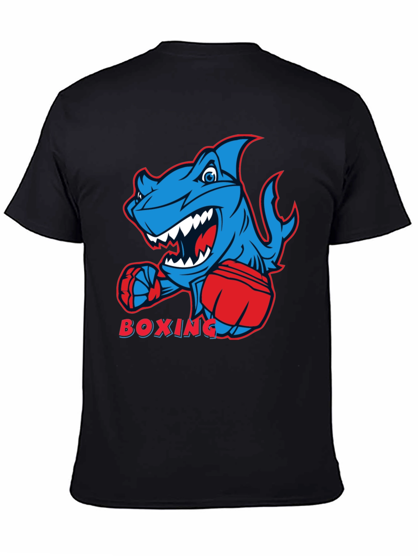 Boxing Shark Graphic Tee - Cool & Comfortable