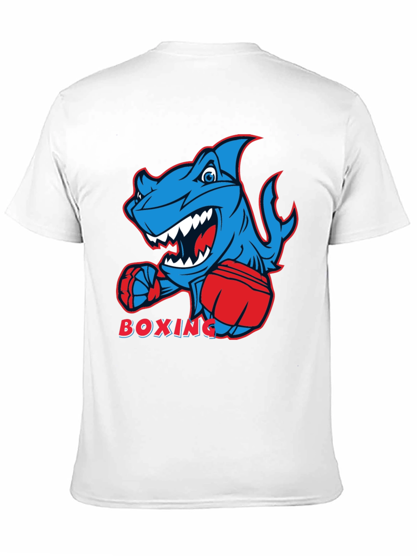 Boxing Shark Graphic Tee - Cool & Comfortable
