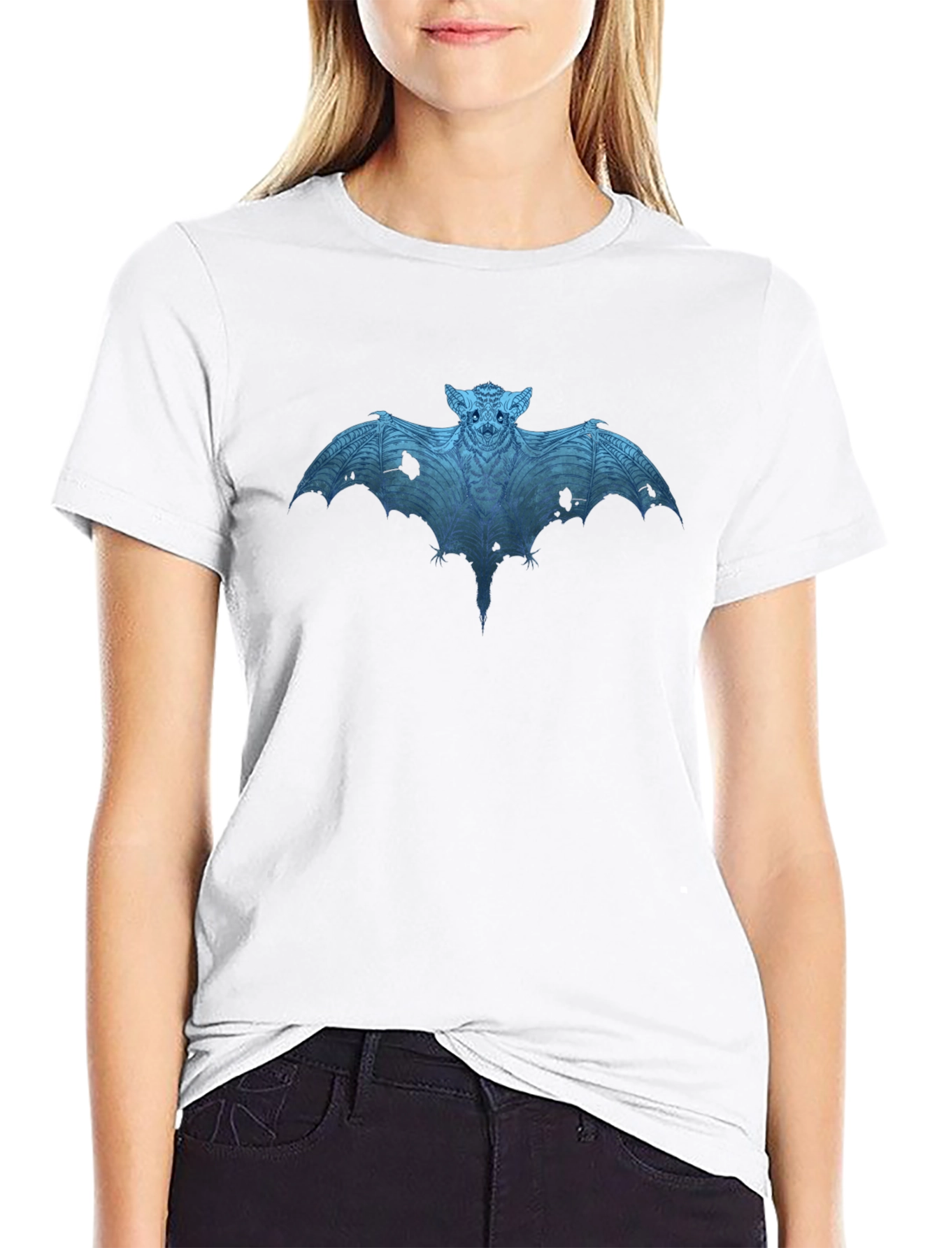 Bat Graphic Black T-Shirt