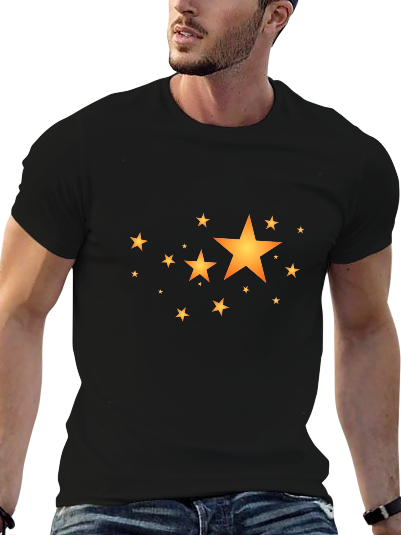 Starry Black T-Shirt