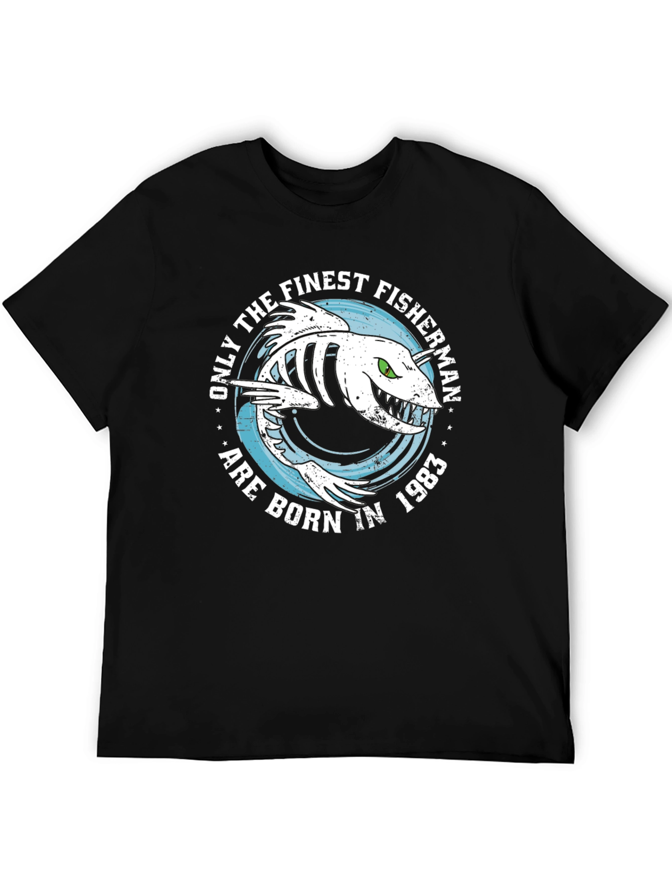 Finest Fisherman Born in 1983 Graphic Tee