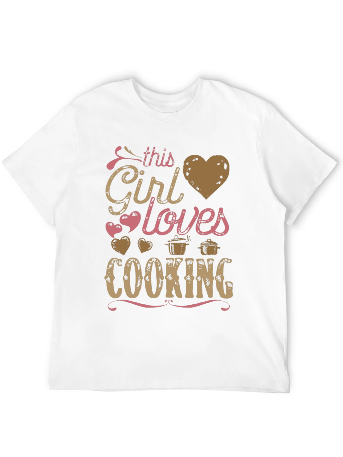 This Girl Loves Cooking T-Shirt Cook Gift