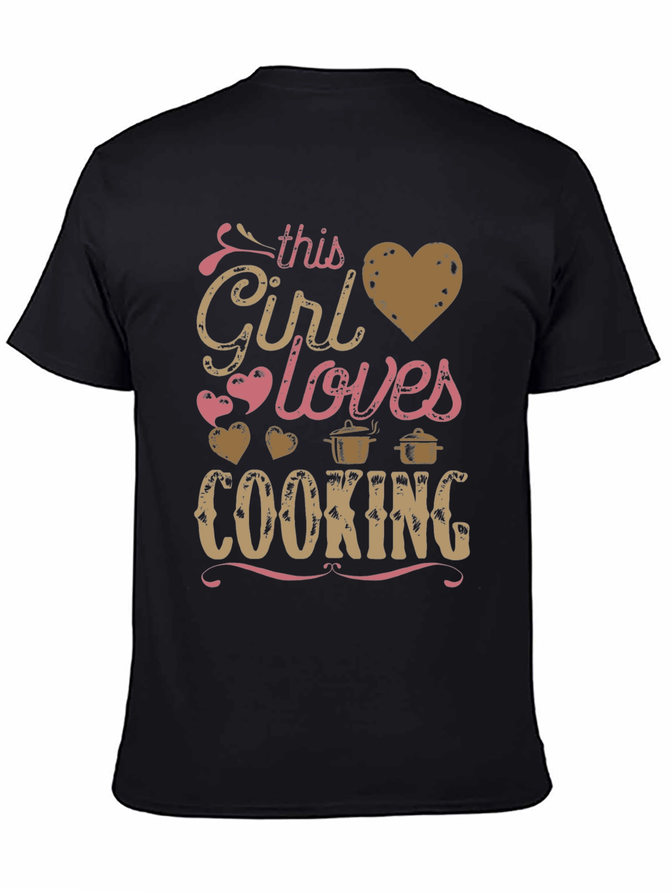 This Girl Loves Cooking T-Shirt Cook Gift