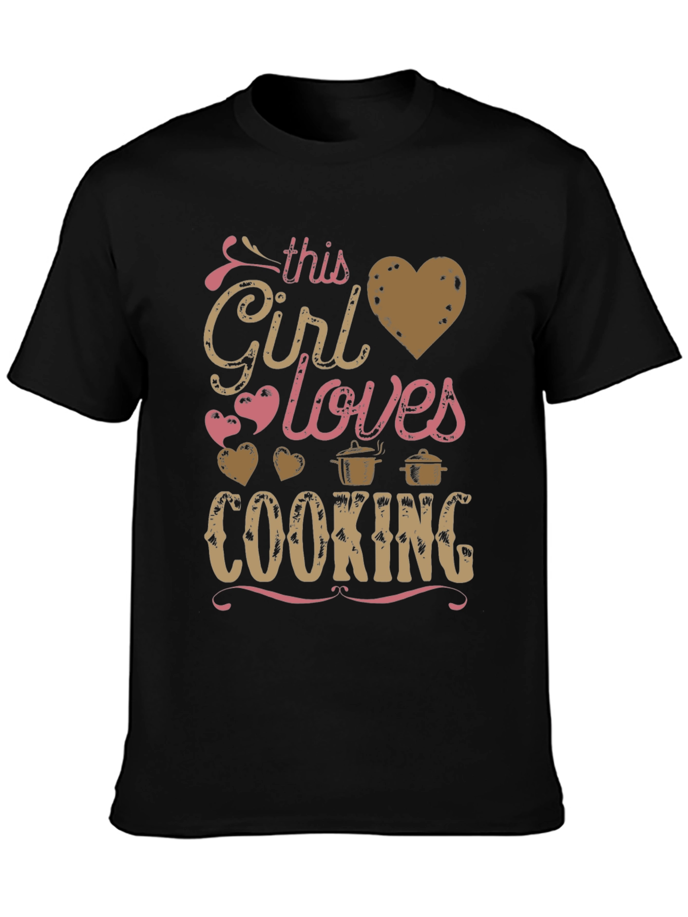 This Girl Loves Cooking T-Shirt Cook Gift