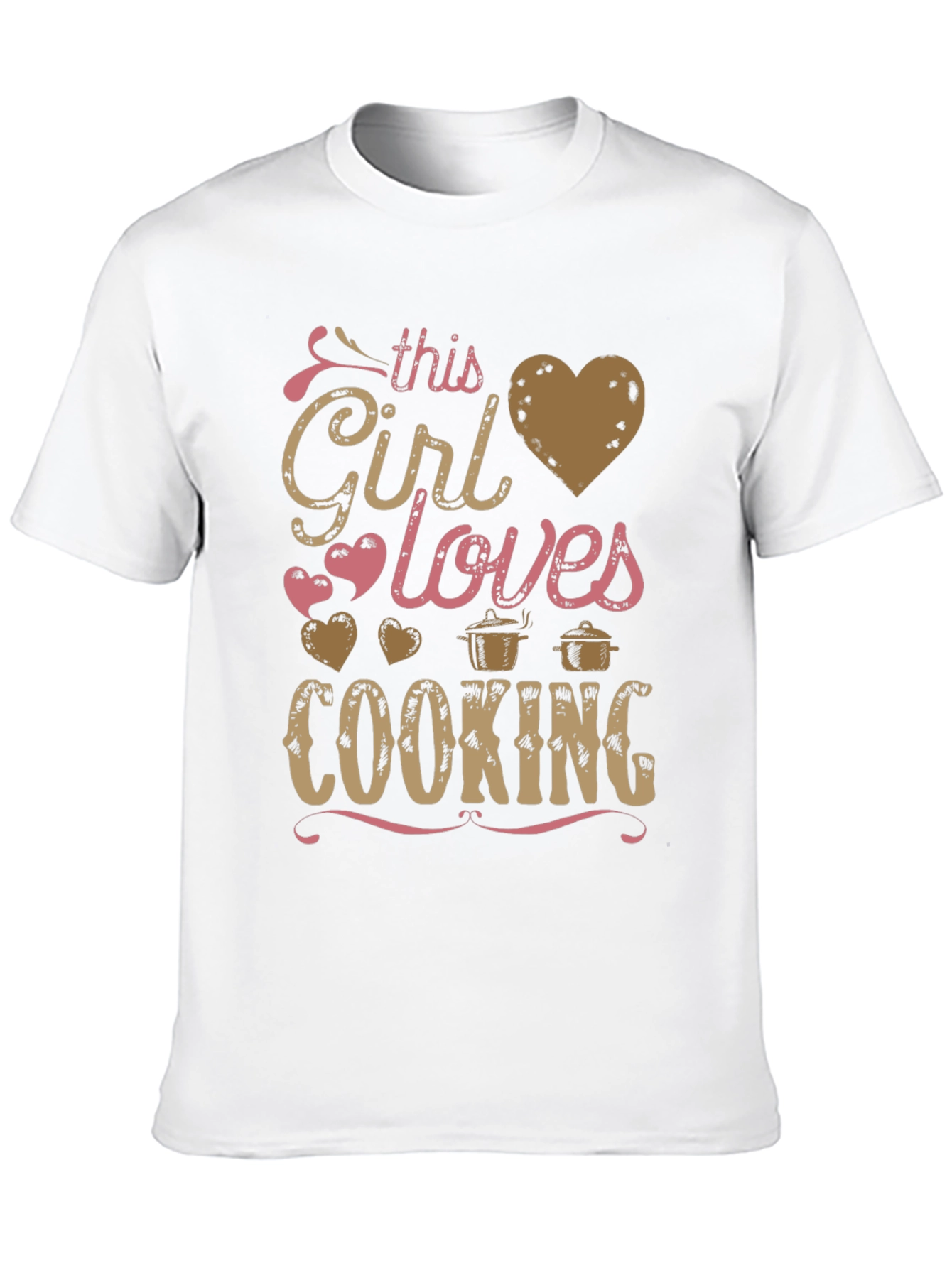 This Girl Loves Cooking T-Shirt Cook Gift