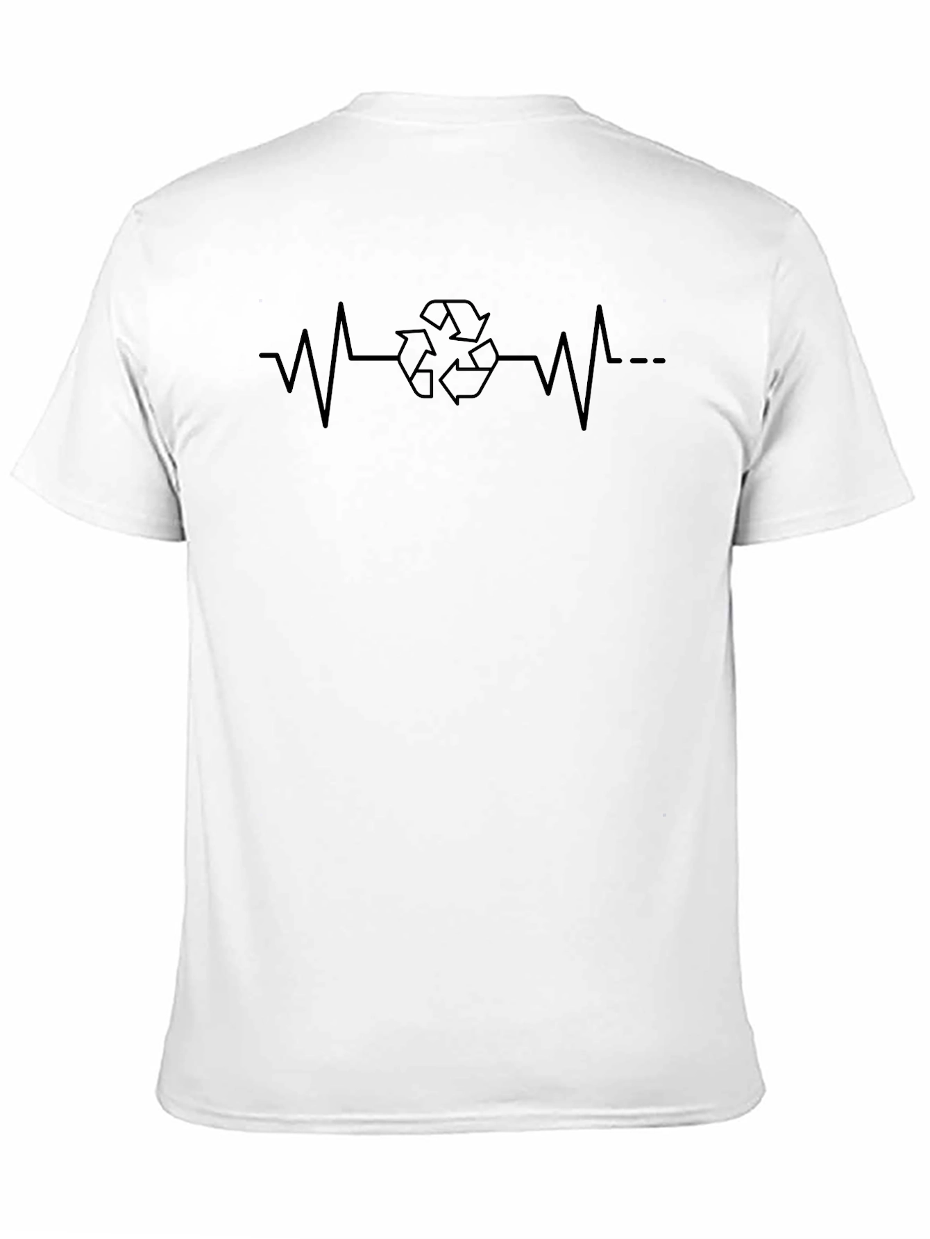 Recycle Heartbeat Tee - Eco-Conscious Style