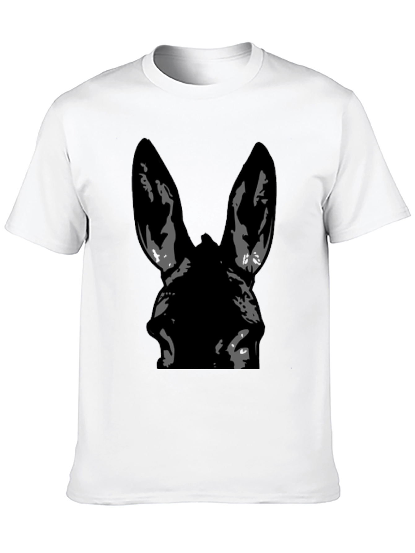 Donkey Graphic Tee - Black Cotton T-Shirt