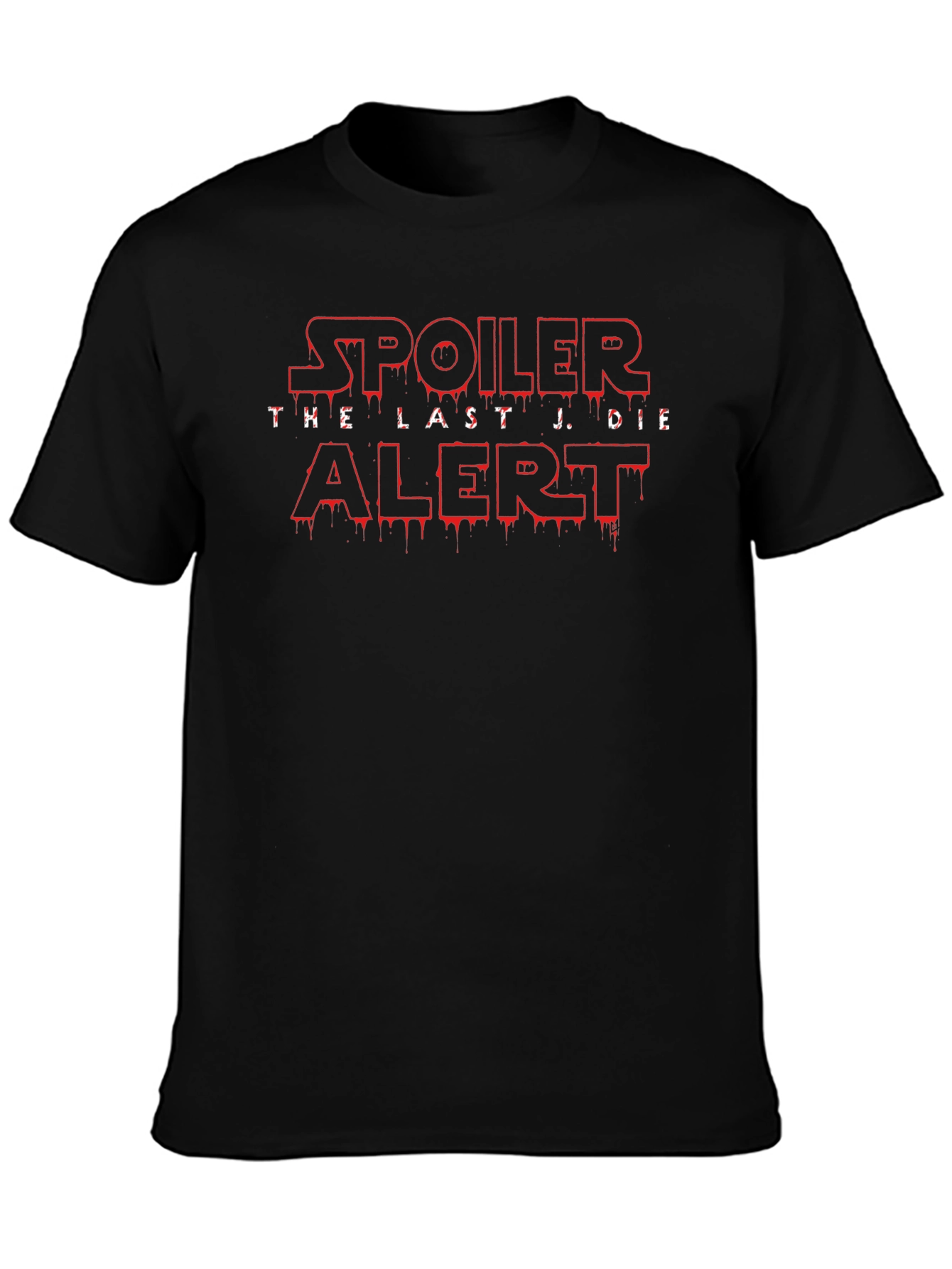 Spoiler Alert Last Jedi Inspired Graphic T-Shirt