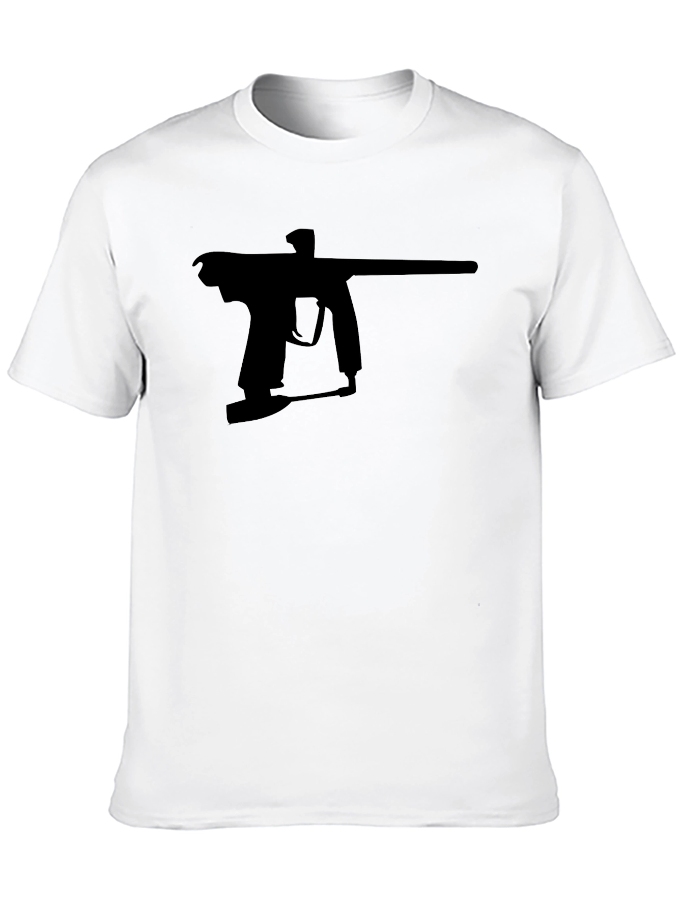 Paintball Gun Silhouette T-Shirt - Black