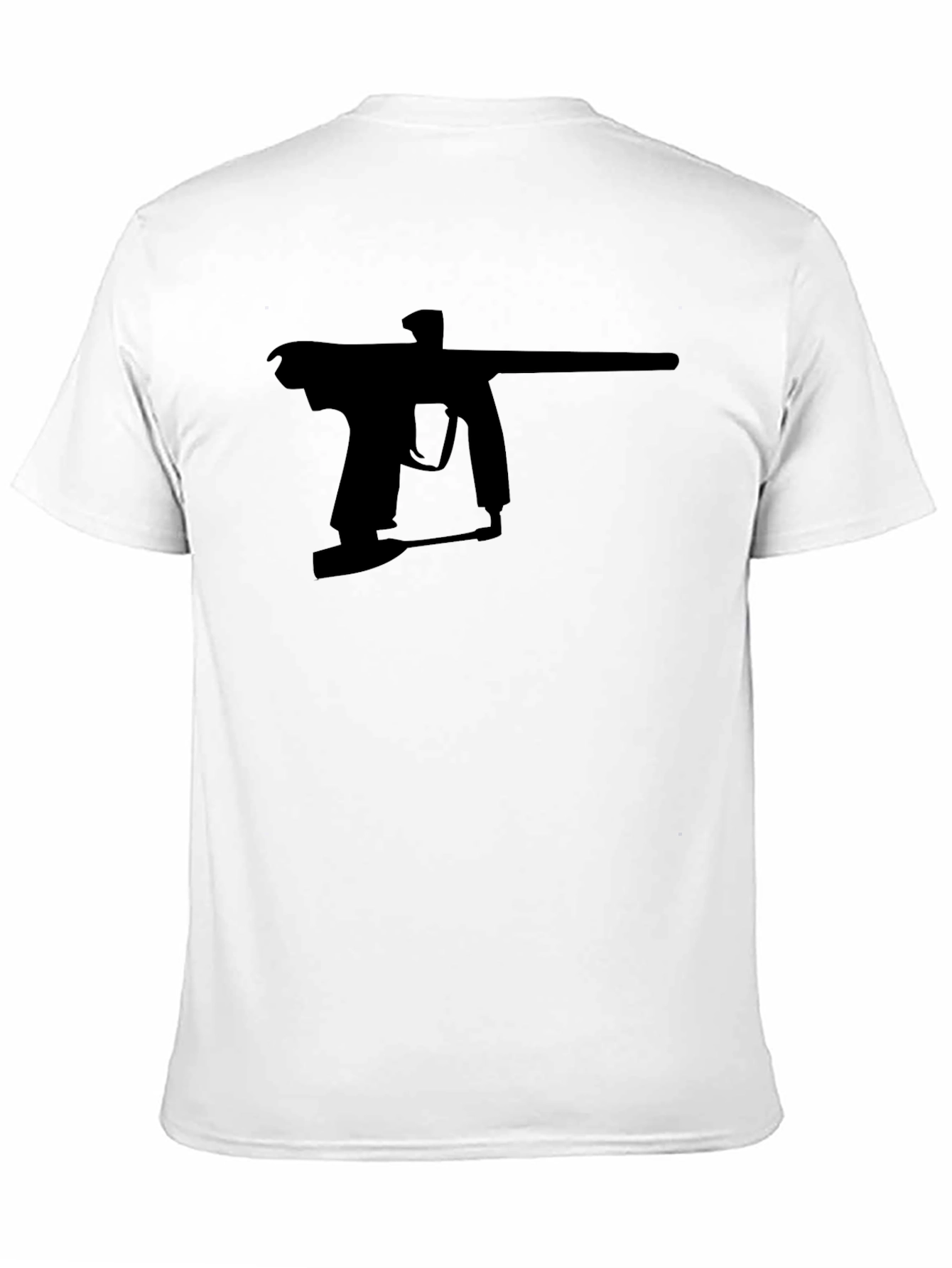 Paintball Gun Silhouette T-Shirt - Black