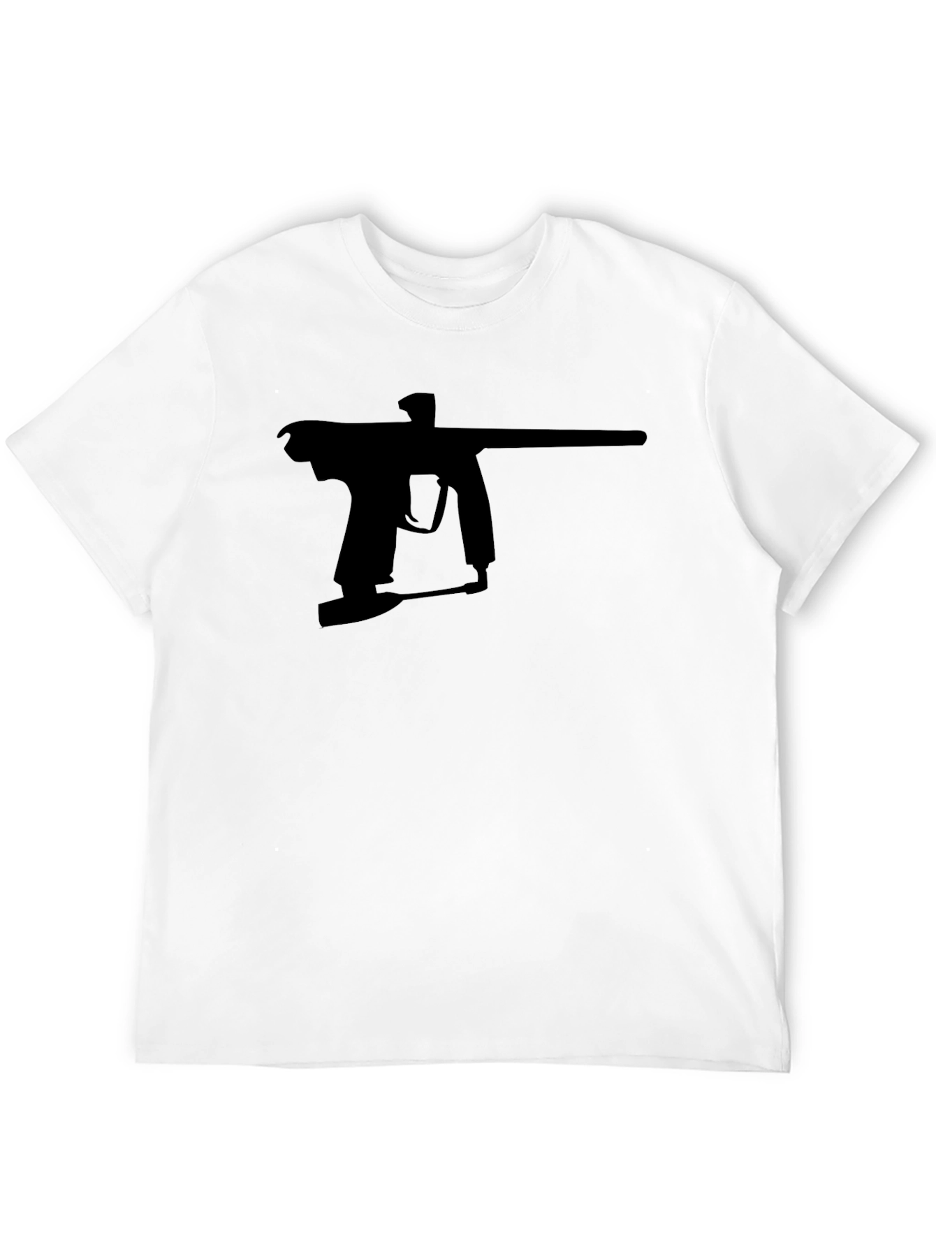 Paintball Gun Silhouette T-Shirt - Black
