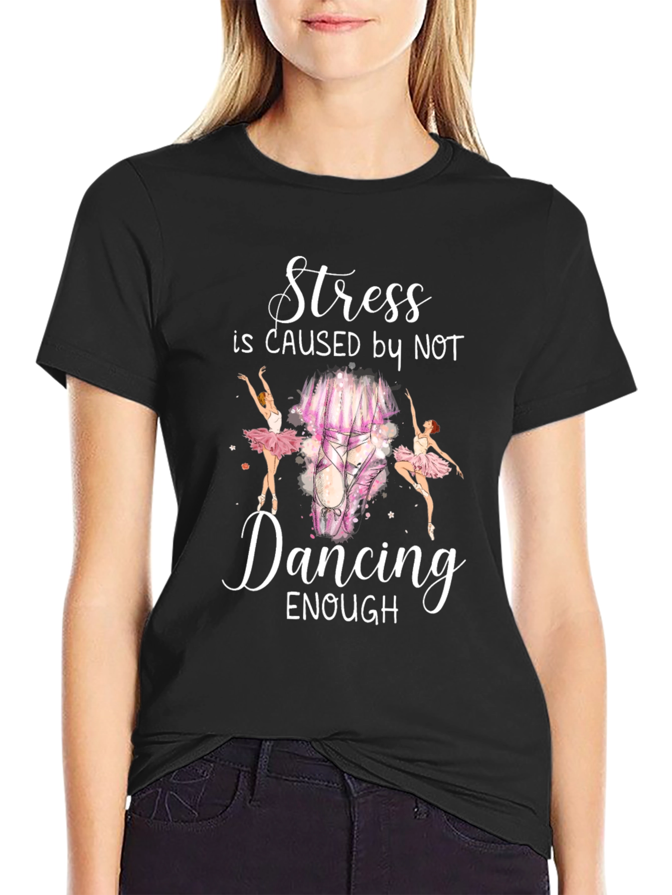 Stress Dancing Ballet Graphic Tee