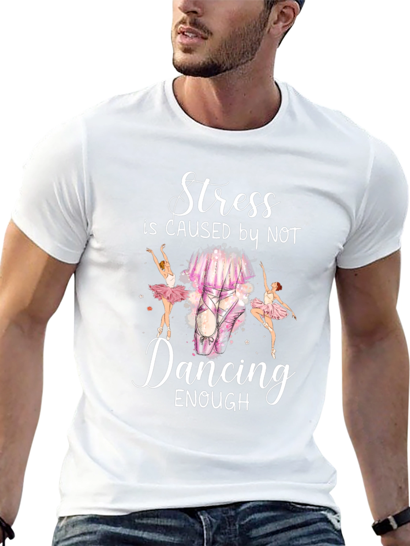 Stress Dancing Ballet Graphic Tee