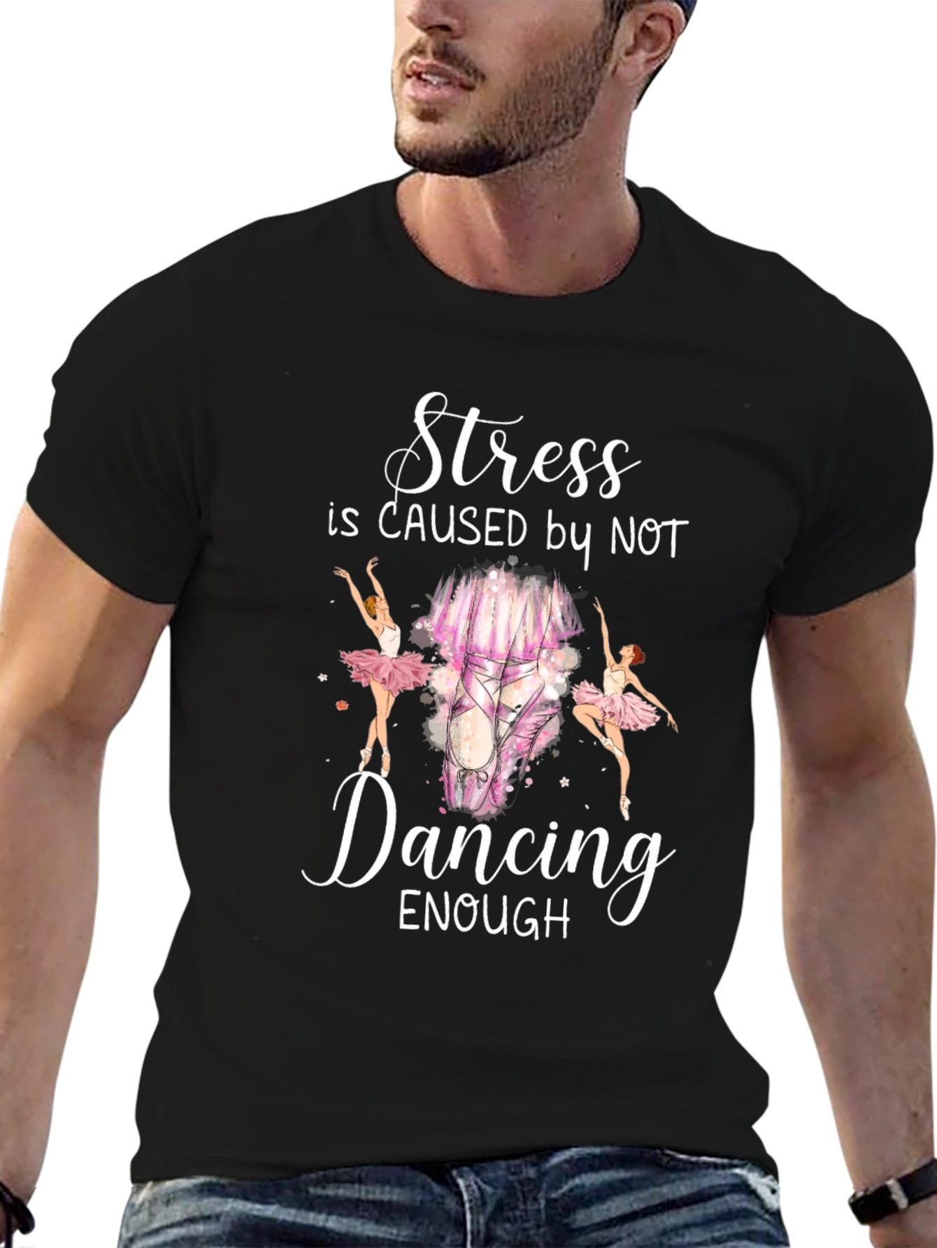 Stress Dancing Ballet Graphic Tee