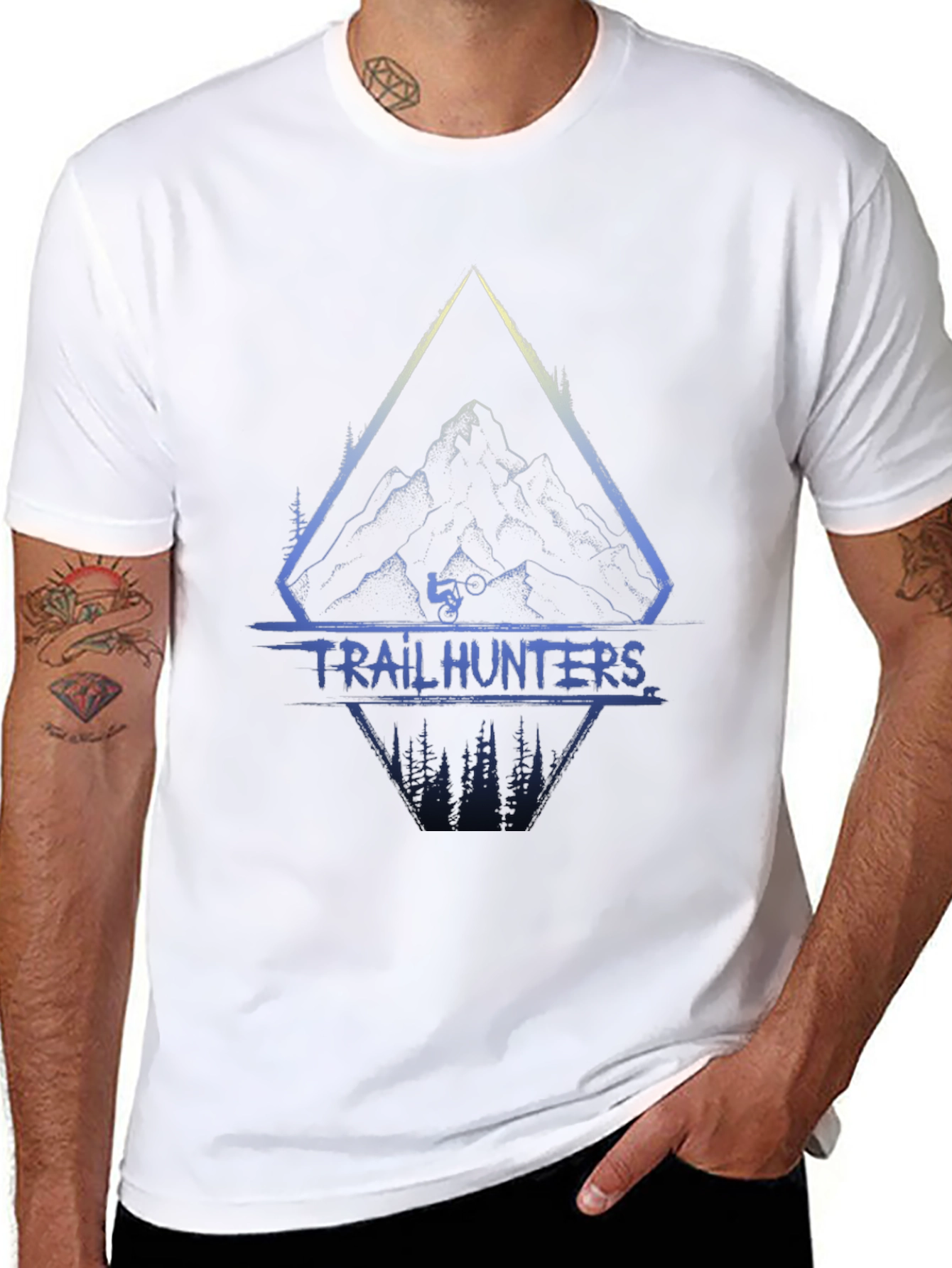 Trail Hunters Mountain Bike Graphic T-Shirt