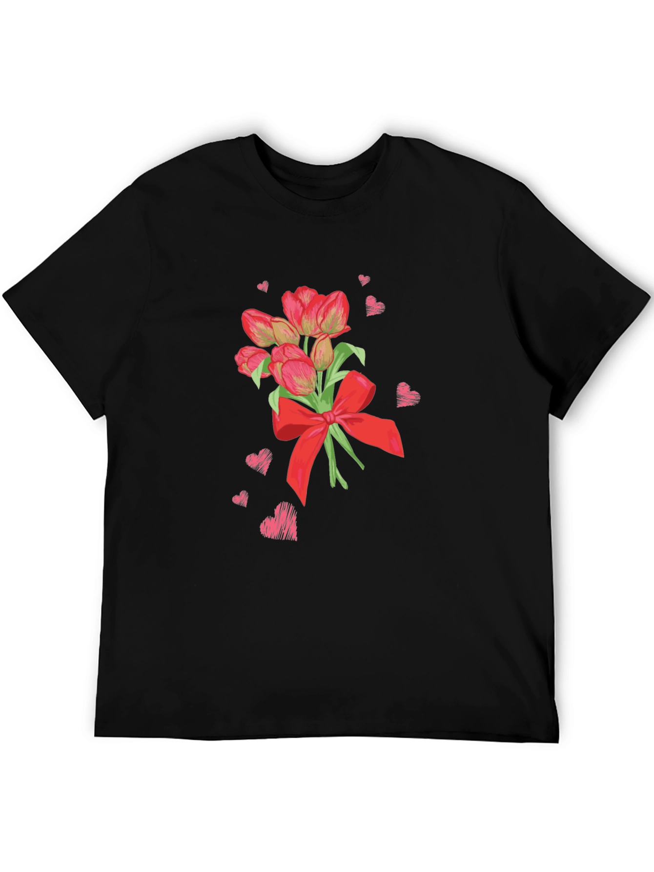 Tulip Bouquet Graphic Tee - Valentines Day Special