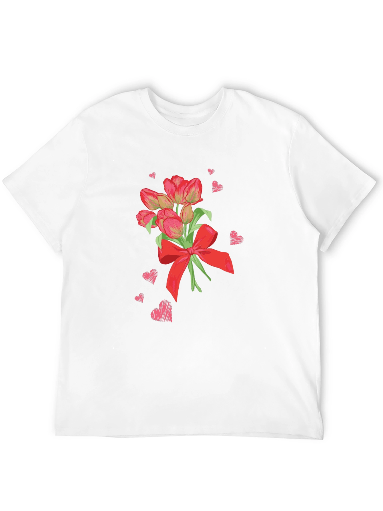 Tulip Bouquet Graphic Tee - Valentines Day Special