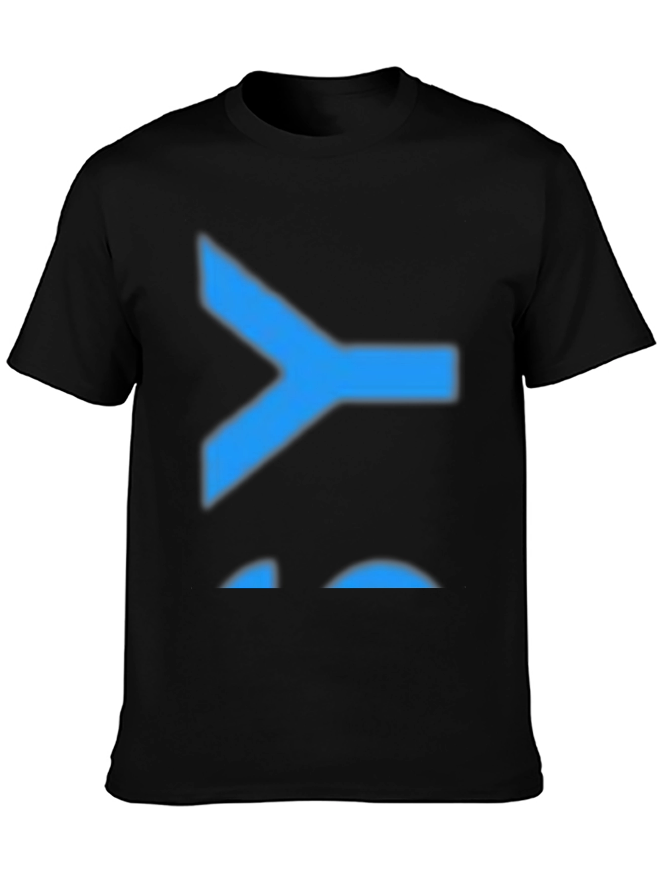 Black T-Shirt with Blue Kayi Tribe Symbol