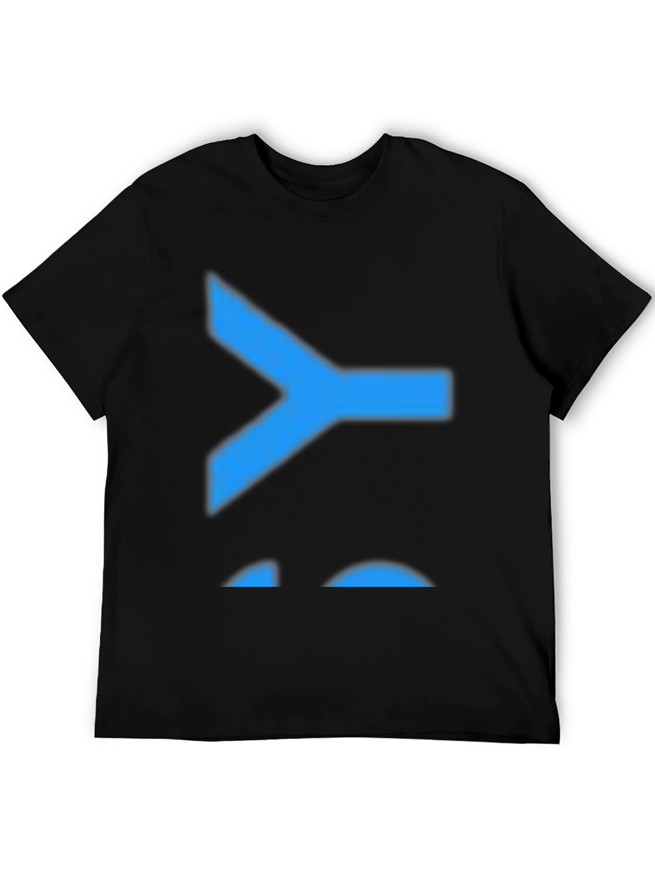 Black T-Shirt with Blue Kayi Tribe Symbol