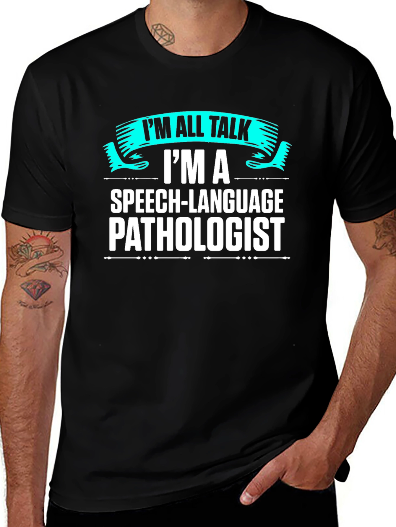 Speech Language Pathologist Im All Talk T-Shirt