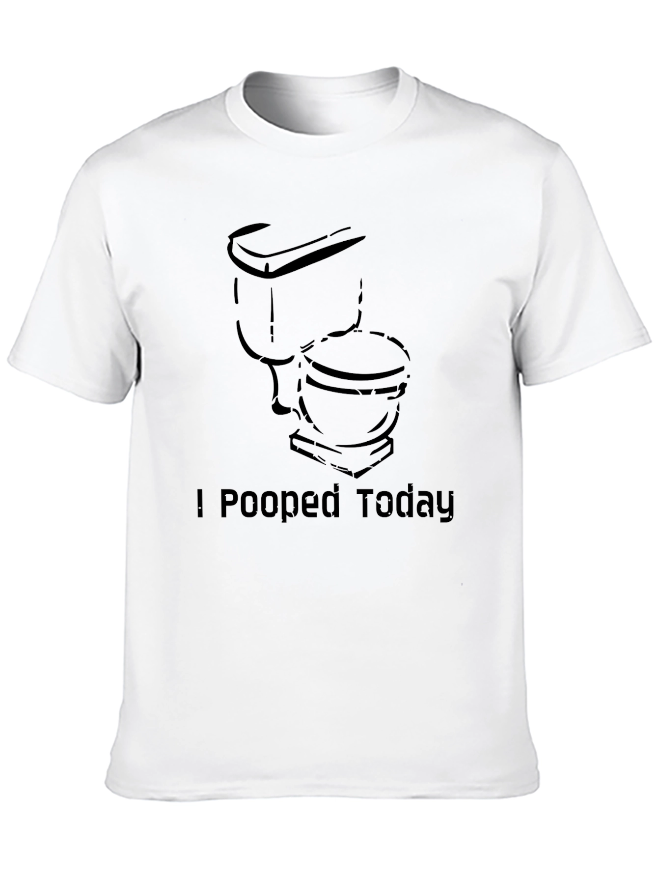 I Pooped Today Graphic Tee - Adult Humor