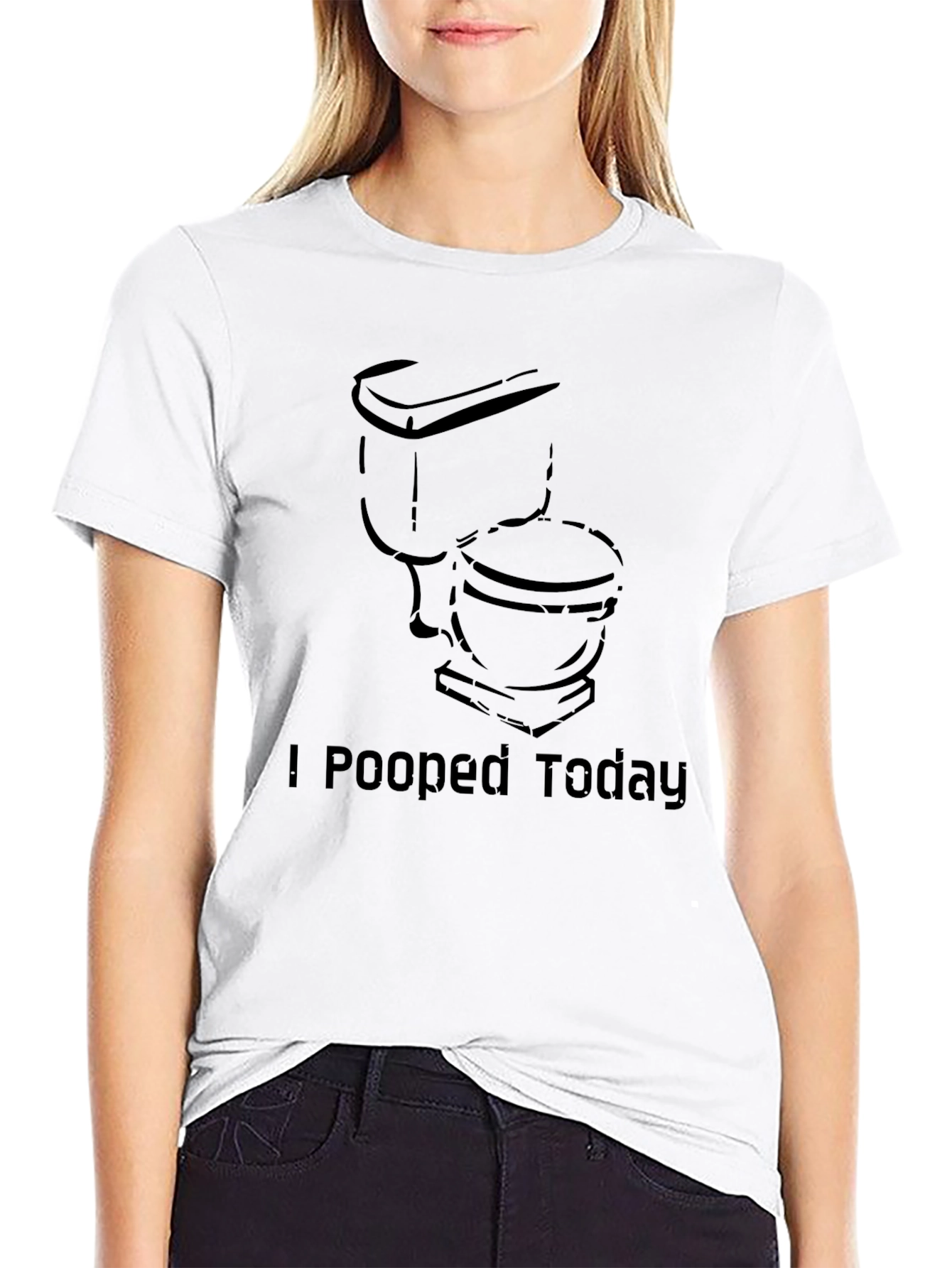 I Pooped Today Graphic Tee - Adult Humor