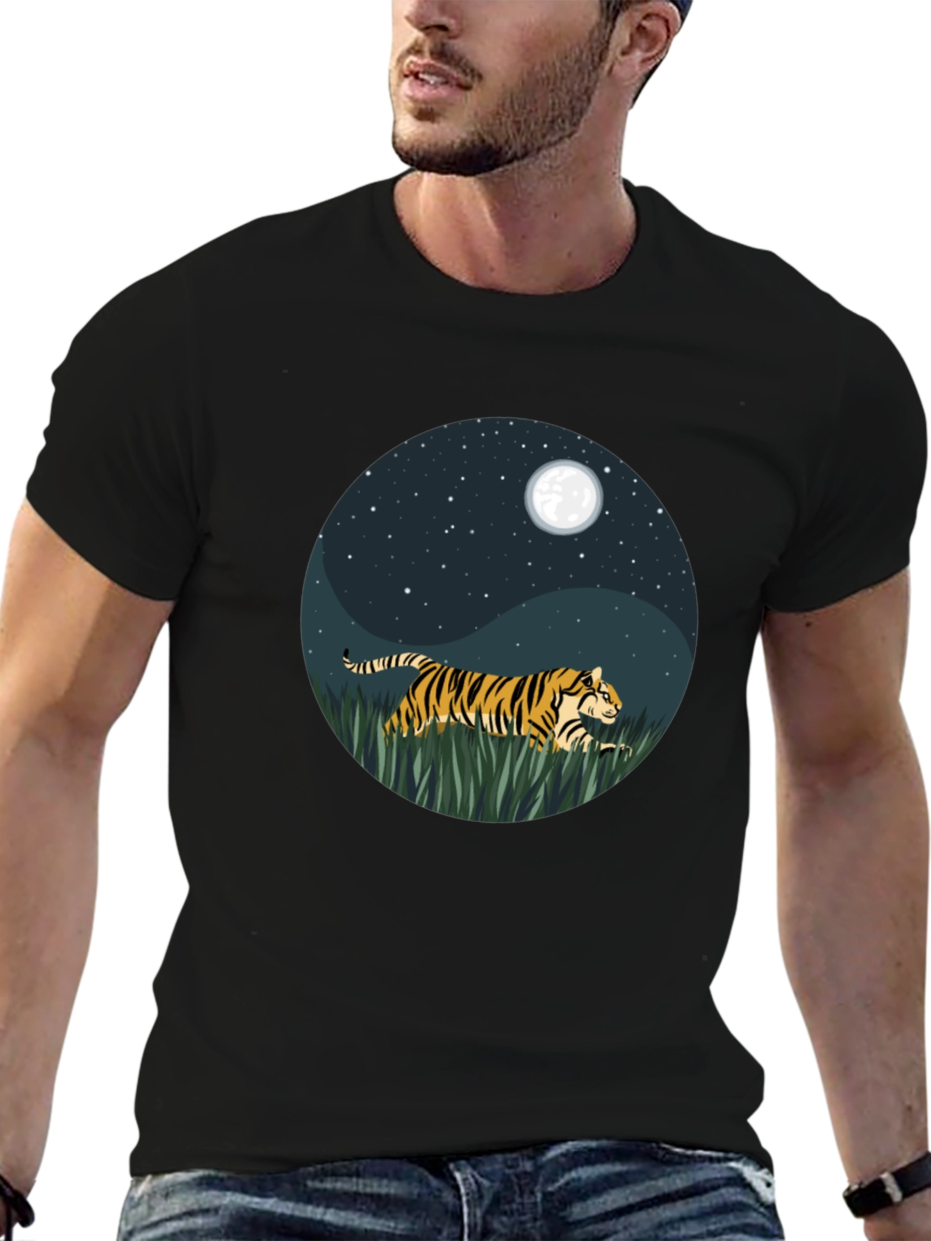 Tiger Moon Graphic Tee