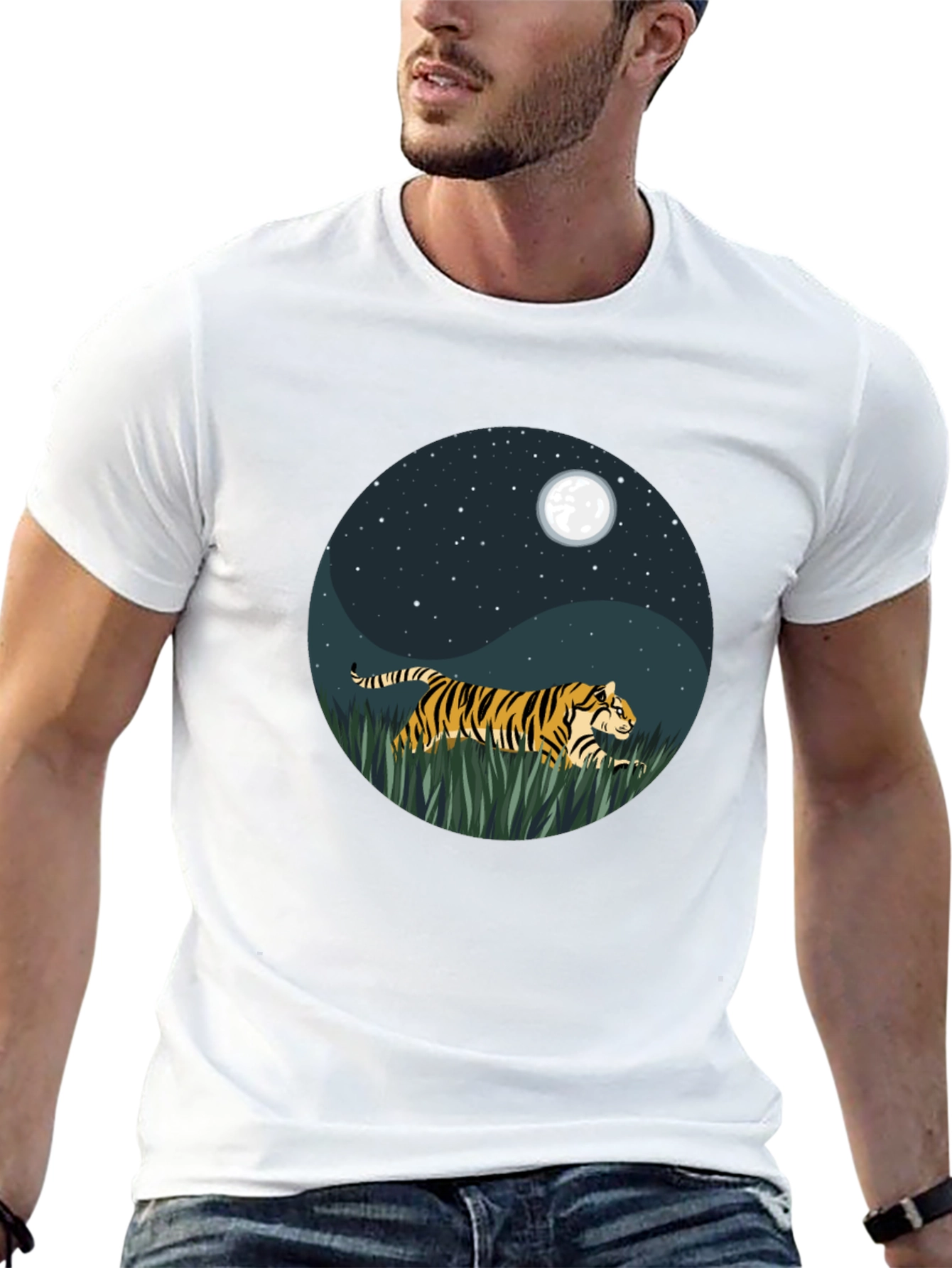 Tiger Moon Graphic Tee