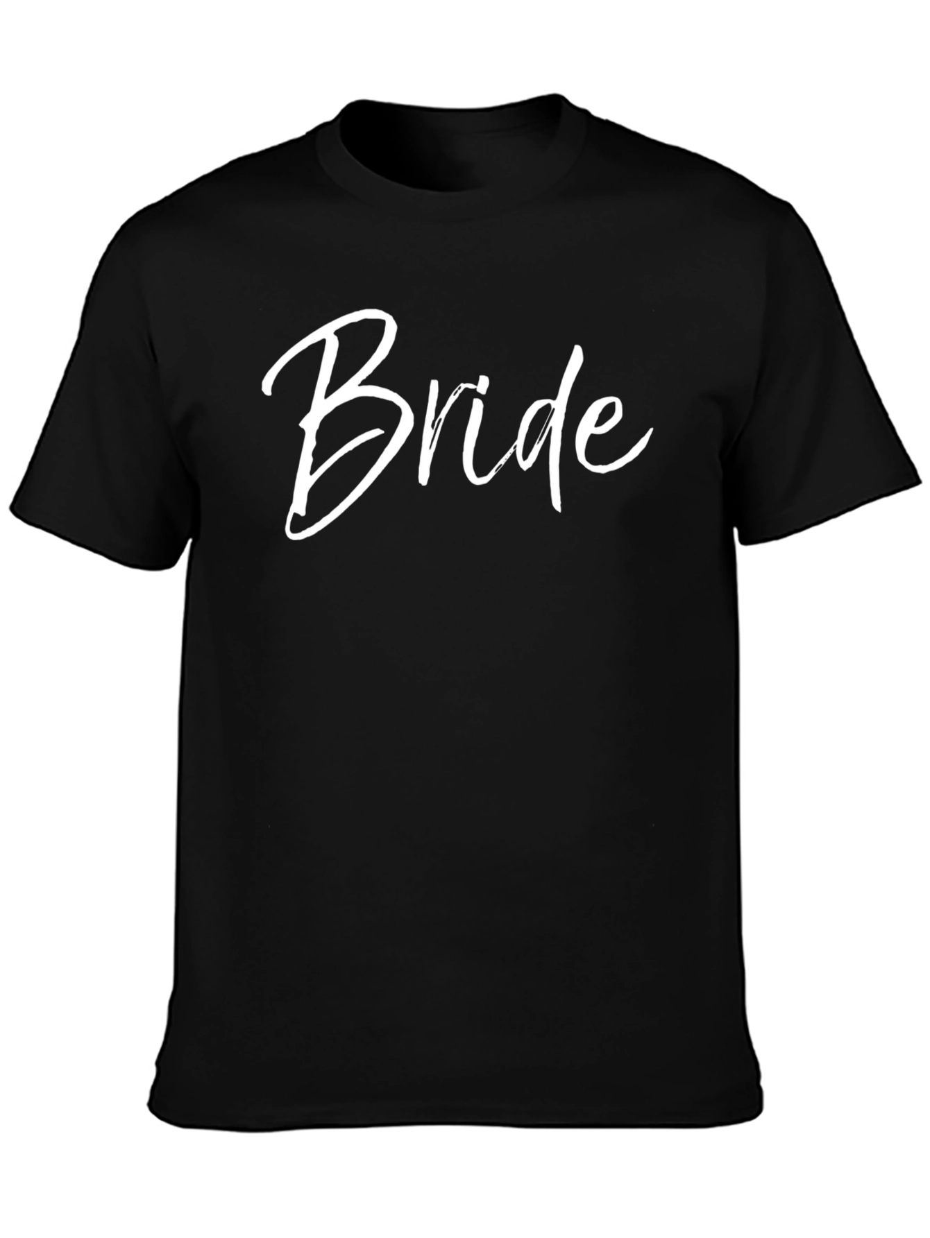 Bride Script Black T-Shirt