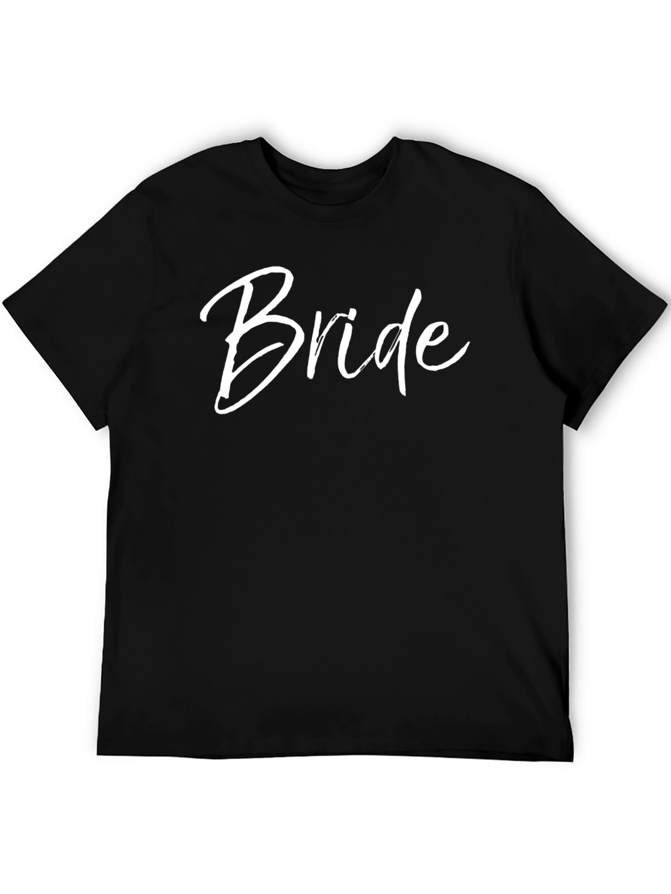 Bride Script Black T-Shirt