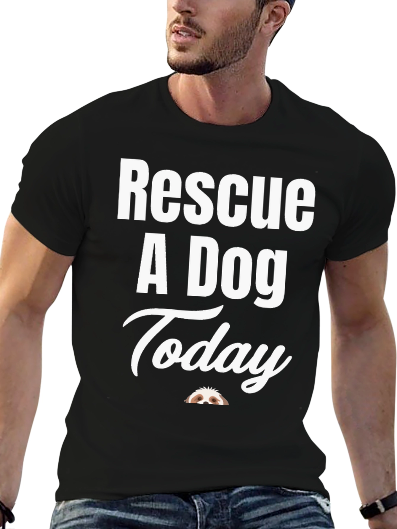 Rescue A Dog Today - Graphic Tee