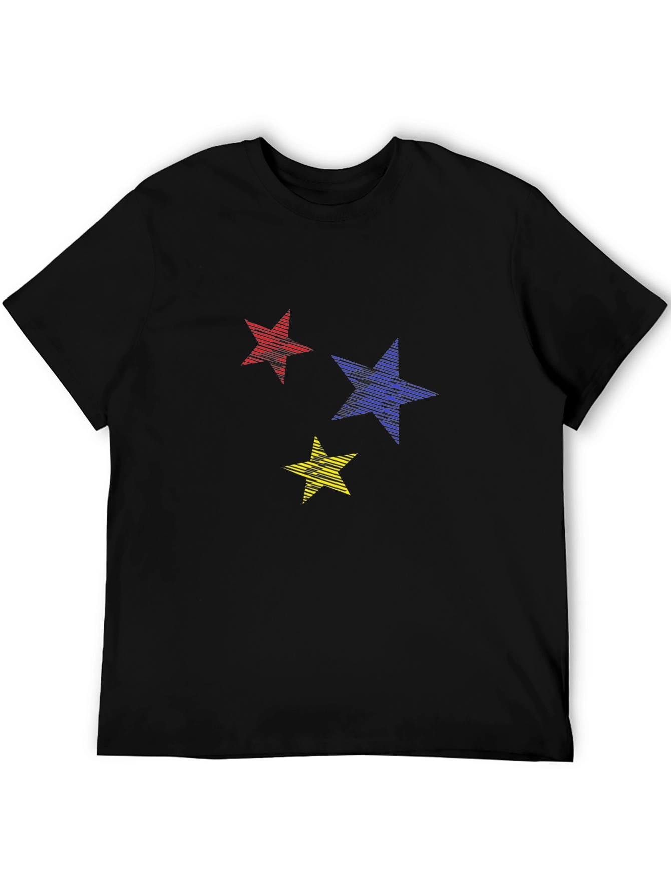Starry Night Graphic Tee - Modern Casual Style