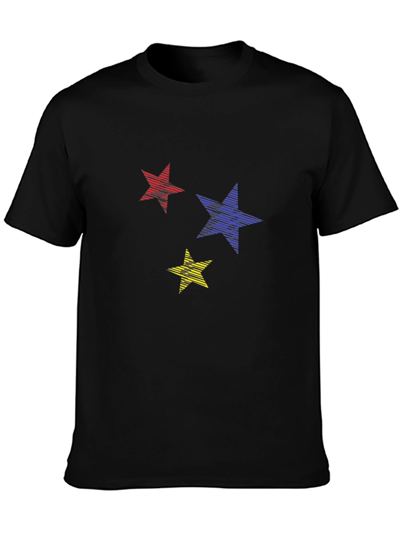 Starry Night Graphic Tee - Modern Casual Style