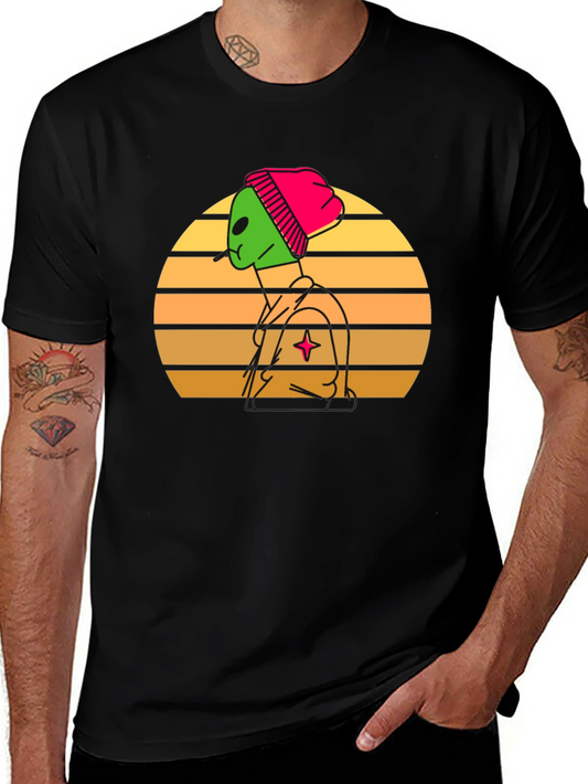 Retro Alien Graphic Tee - Cool & Stylish