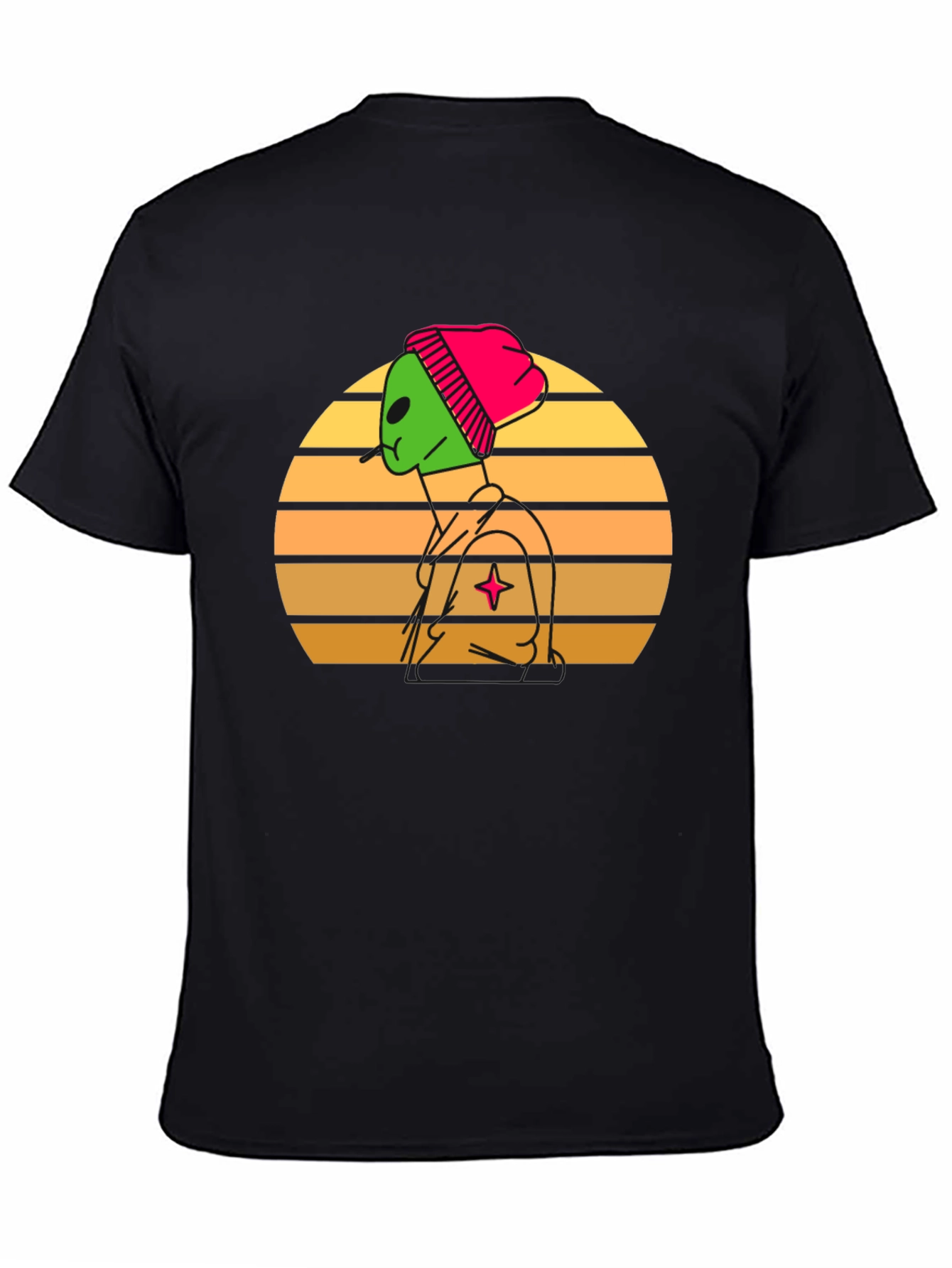 Retro Alien Graphic Tee - Cool & Stylish